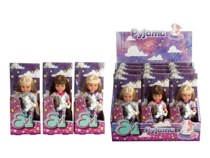 Bábika Evička Pyjama, 3 druhy