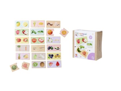 Montessori Puzzle ovocie a zelenina