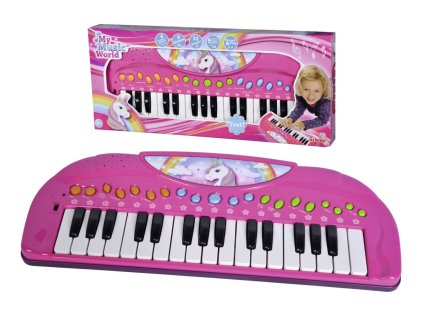 Ružové piano Unicorn, 32 kláves