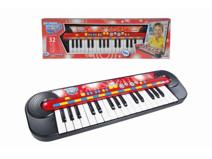 Piano, 32 kláves, 45 x 13 cm, na batérie