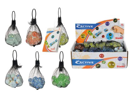 Cinkacie guličky v sieťke, 6 druhů, 20DP