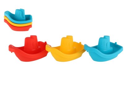 Loď do vody 3ks plast 15cm 6m+
