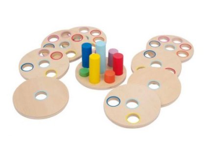 small foot Logická dřevěná nasouvací hra