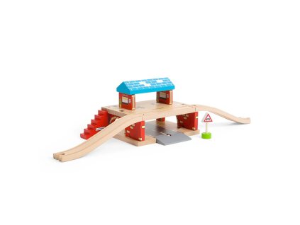 Bigjigs Rail Nádraží nad cestou