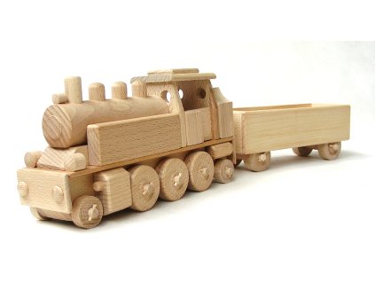 Ceeda Cavity Parní lokomotiva s vagónem