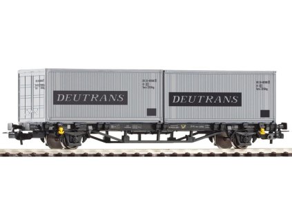 Piko Plošinový vagón Lgs579 2x20ft kontejnér Deutrans DR IV - 57747