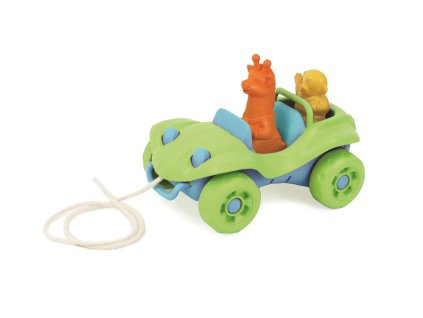 Green Toys Tahací auto zelené