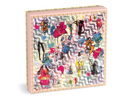 Galison Oboustranné puzzle Kolekce Ipanema Girls 500 dílků