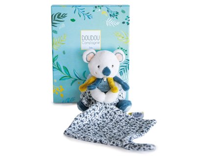 Doudou Dárková sada - plyšová koala Yoca a muchlánek