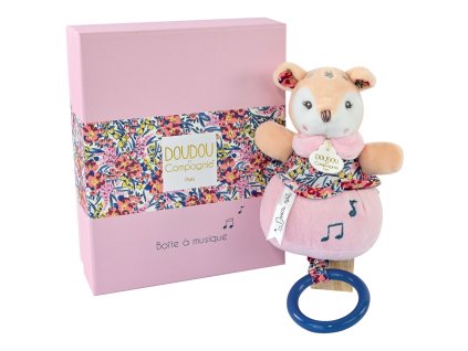 Doudou Dárková sada - Plyšová srnka hrající melodii 20 cm
