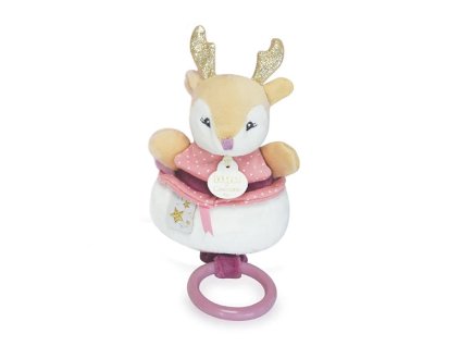 Doudou Plyšová hudební hračka 20 cm srnka