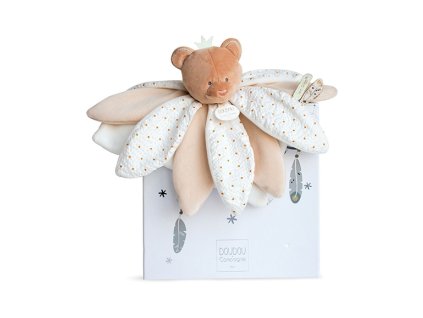 Doudou Dárková - plyšový muchláček medvídek 26 cm