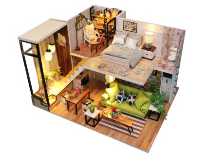 2Kids Toys miniatura domečku Romantický skandinávský styl