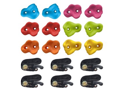 2Kids Toys Lezecké úchyty s popruhy na strom 12 ks