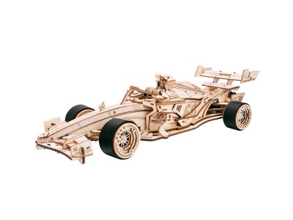RoboTime 3D dřevěná skládačka Závodní auto F1