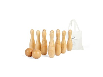 Bigjigs Toys Dřevěné kuželky
