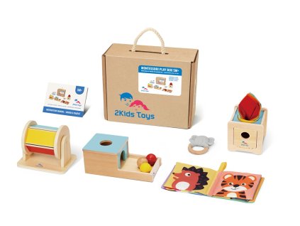 2Kids Toys Montessori set hraček pro nejmenší 5m+