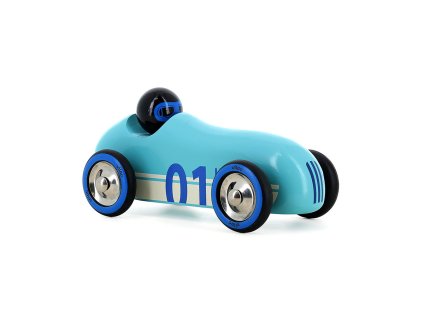 Vilac Dřevěné auto Old Sport Compet tyrkysové