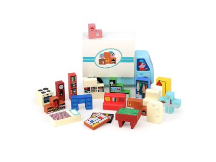 Vilac Dřevěná logická hra Nalož to správně! Stěhováci