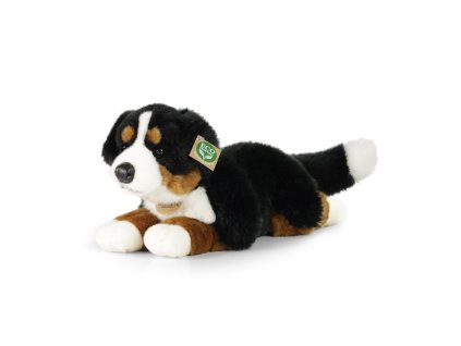 Rappa Plyšový pes bernský salašnický ležící 44 cm ECO-FRIENDLY