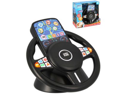 Můj první baby volant s dotykovou obrazovkou na baterie plast Zvuk