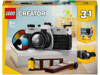 LEGO CREATOR Retro fotoaparát 3v1 31147 STAVEBNICE
