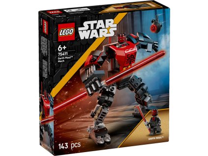 LEGO STAR WARS Darth Maul a jeho robotický oblek 75411 STAVEBNICE