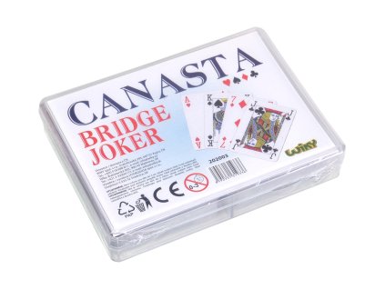 Karty Canasta - plast. krabička