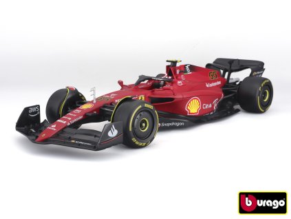 Bburago 1:18 Formula F1 Ferrari Scuderia F1-75 (2022) nr.55 Carlos Sainz - with driver