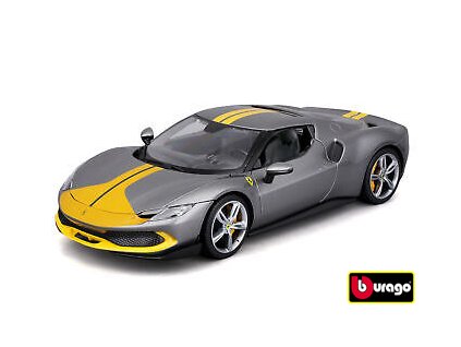 Bburago 1:18 Ferrari 296 GTB Assetto Fiorano - Gray