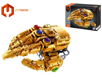 iM.Master Stavebnice hydraulická ruka žlutá 4x18,4x39 cm