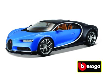 Bburago 1:18 Plus Bugatti Chiron modrá