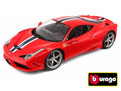 Bburago 1:18 Ferrari 458 Speciale Ferrari Race&Play červená 18-16002