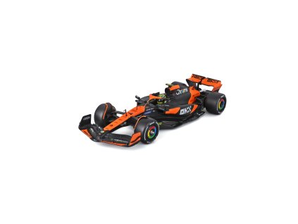 Bburago 1:24 RACE Formula F1 - McLaren F1 Team MCL38 (2024) #4 (Lando Norris) - Hard case