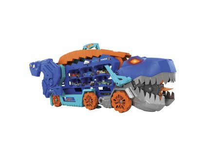 Hot Wheels city T-REX ťahač so svetlami a zvukmi