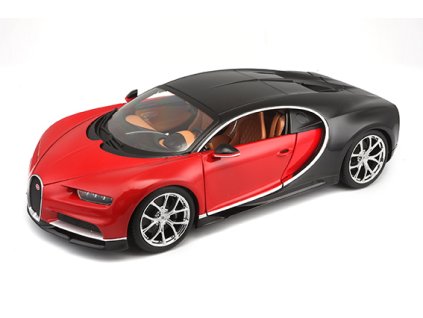 Bburago 1:18 Plus Bugatti Chiron black/red
