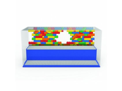 LEGO ICONIC herná a zberateľská skrinka - modrá