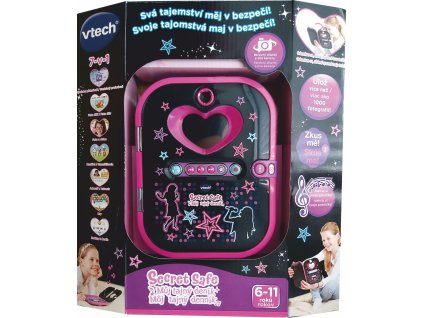 Vtech Kidi Secret Safe - Můj tajný deník - černý (CZ)
