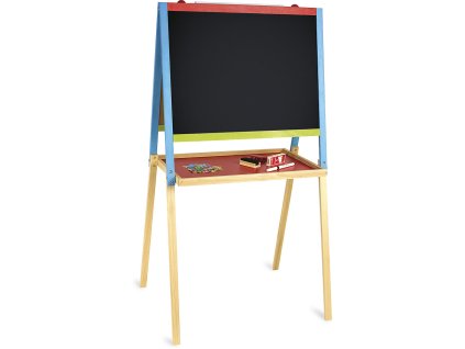 Jeujura Dřevěná multiaktivní tabule 56x43 cm s příslušenstvím