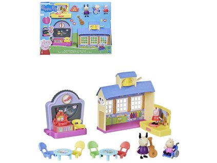 HASBRO Peppa Pig Peppinina školka herní set 2 figurky s doplňky na baterie Zvuk