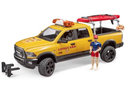 BRUDER 02506 Auto RAM 2500 Power Wagon pobřežní stráž na baterie Světlo Zvuk