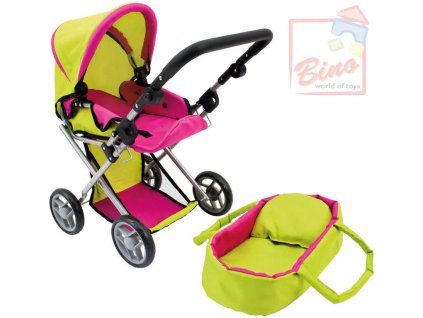 BINO Kočárek Paula s nosítkem pro panenky