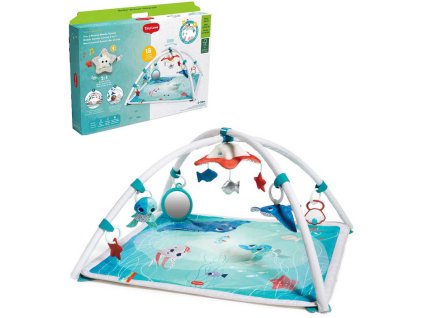 TINY LOVE Baby hrací deka s hrazdou Oceán na baterie Světlo Zvuk pro miminko