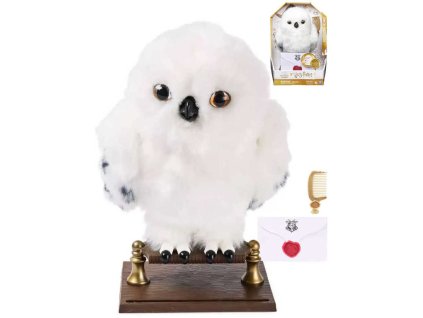 SPIN MASTER PLYŠ Sova Hedvika (Harry Potter) interaktivní na baterie Zvuk