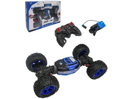 RC Auto Double-Sided velká kola na vysílačku 2,4GHz na baterie Světlo USB