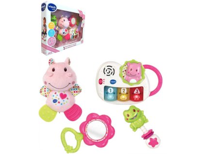 Vtech Baby První dárek pro miminko set 4 hračky holčičí na baterie Světlo Zvuk