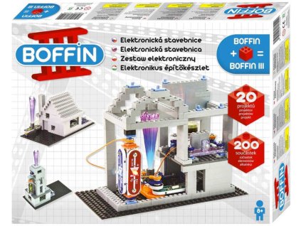 BOFFIN III. BRICKS Elektronická stavebnice 20 projektů 200 součástek na baterie