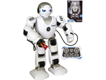 RC Robor Fobos interaktivní chodící vysílačku 2,4GHz na baterie Světlo Zvuk CZ