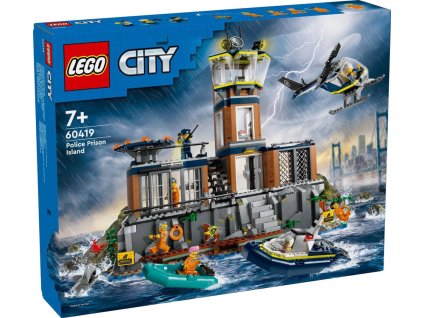 LEGO CITY Policie a vězení na ostrově 60419 STAVEBNICE
