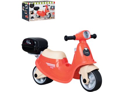 SMOBY Odrážedlo retro skútr Food Express rozvoz jídla dětské vozítko